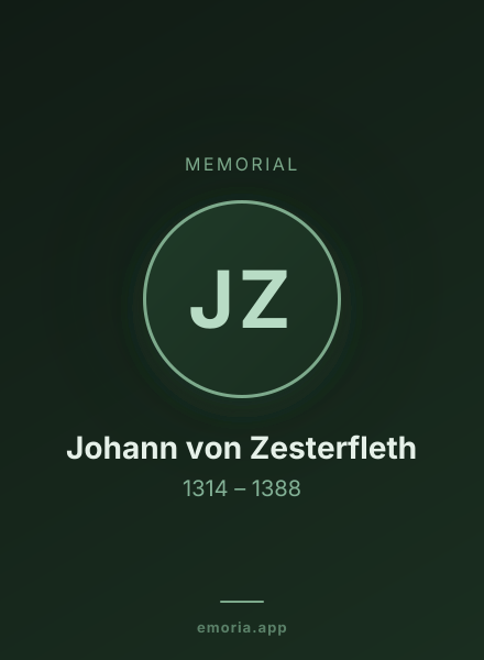 Memorial portrait of Johann von Zesterfleth