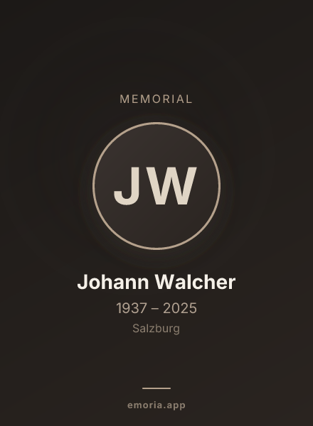Memorial portrait of Johann Walcher