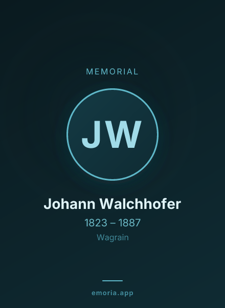 Memorial portrait of Johann Walchhofer