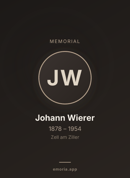 Memorial portrait of Johann Wierer