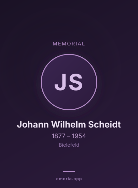 Memorial portrait of Johann Wilhelm Scheidt