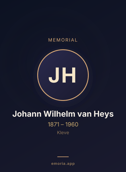 Memorial portrait of Johann Wilhelm van Heys