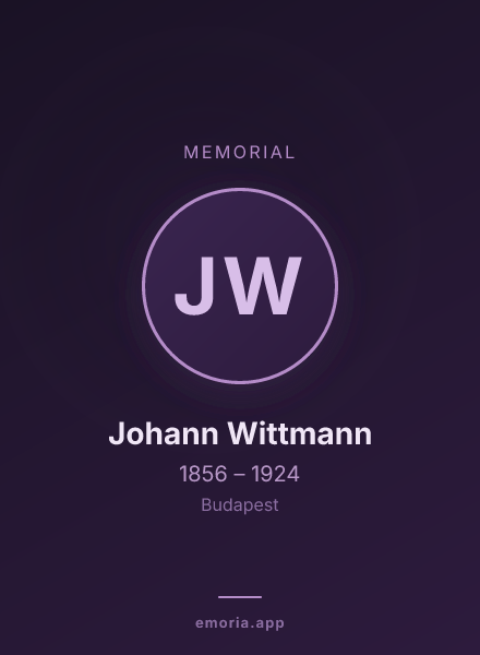 Memorial portrait of Johann Wittmann