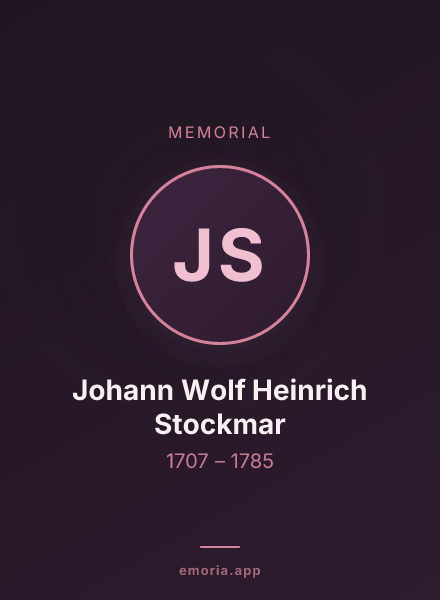 Memorial portrait of Johann Wolf Heinrich Stockmar