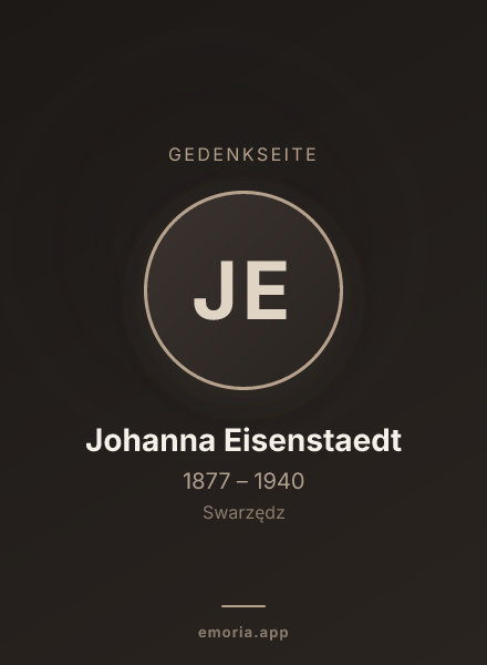Gedenkportrait von Johanna Eisenstaedt