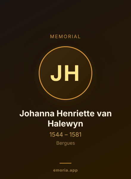 Memorial portrait of Johanna Henriette van Halewyn