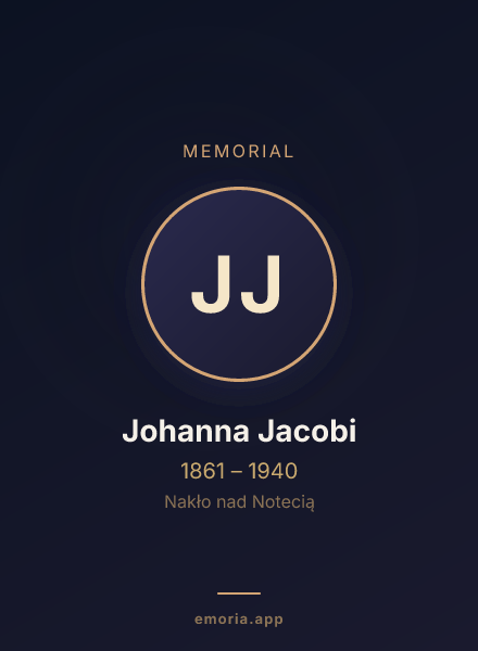 Memorial portrait of Johanna Jacobi