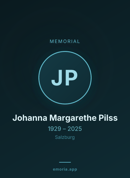 Memorial portrait of Johanna Margarethe Pilss