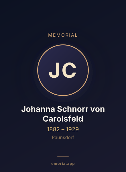 Memorial portrait of Johanna Schnorr von Carolsfeld