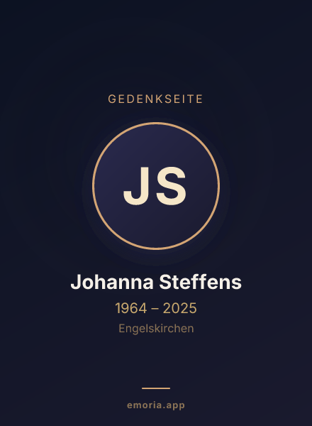 Gedenkportrait von Johanna Steffens