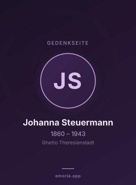Gedenkportrait von Johanna Steuermann