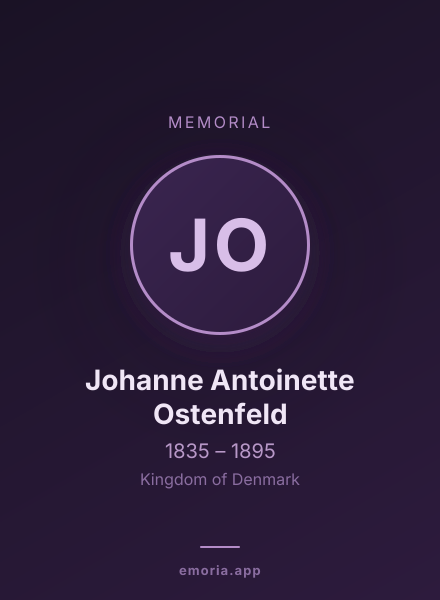 Memorial portrait of Johanne Antoinette Ostenfeld