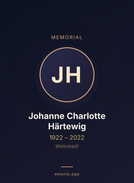 Memorial portrait of Johanne Charlotte Härtewig