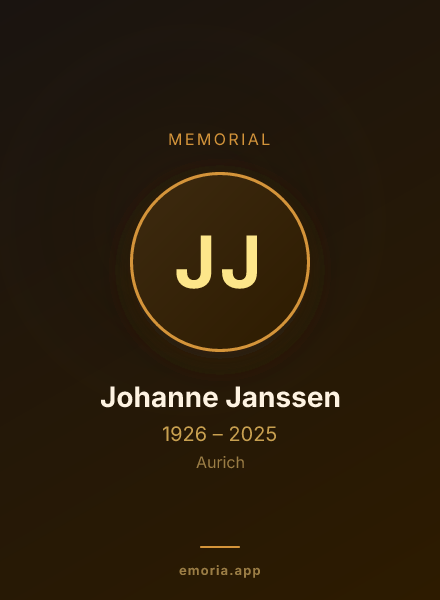 Memorial portrait of Johanne Janssen