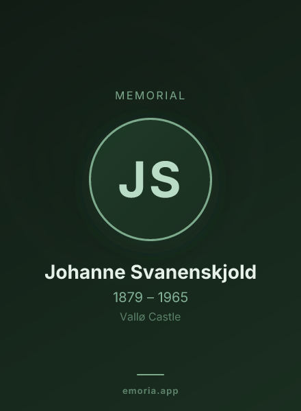 Memorial portrait of Johanne Svanenskjold