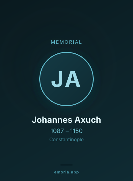 Memorial portrait of Johannes Axuch