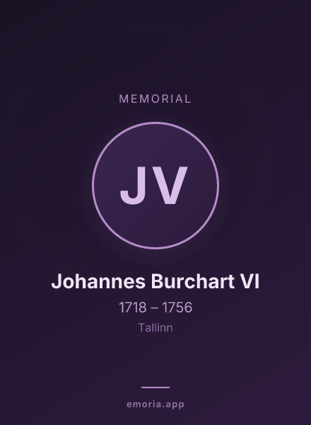 Memorial portrait of Johannes Burchart VI