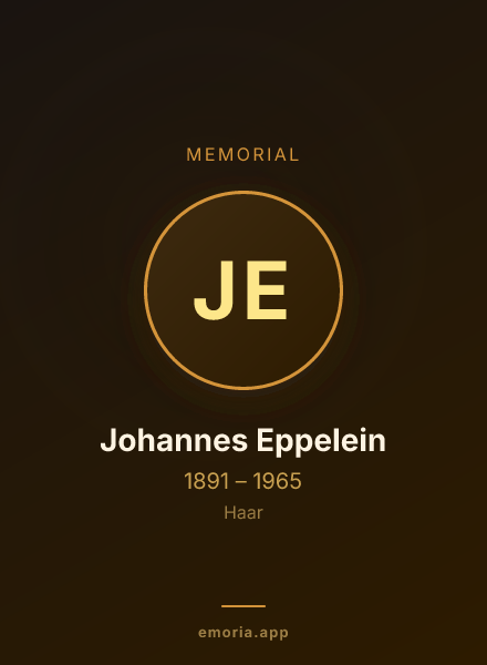 Memorial portrait of Johannes Eppelein