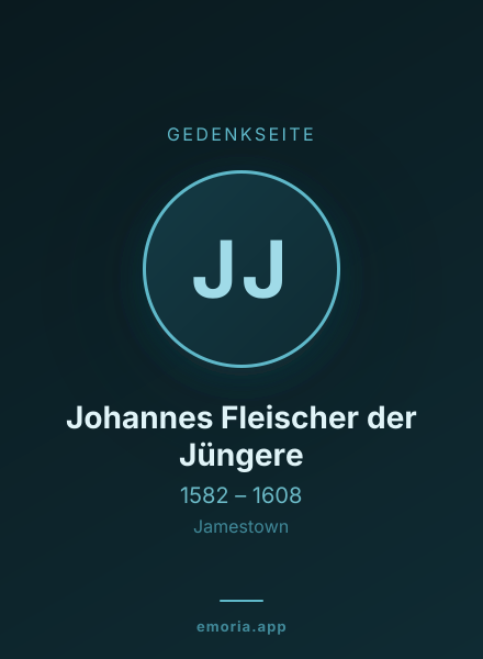 Gedenkportrait von Johannes Fleischer der Jüngere