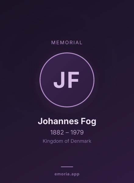 Memorial portrait of Johannes Fog