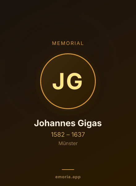 Memorial portrait of Johannes Gigas
