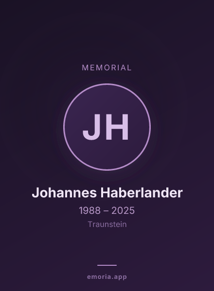 Memorial portrait of Johannes Haberlander