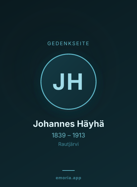Gedenkportrait von Johannes Häyhä