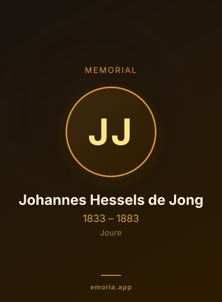 Memorial portrait of Johannes Hessels de Jong