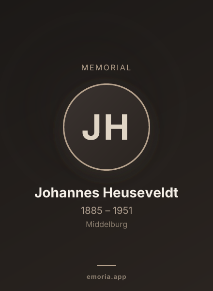 Memorial portrait of Johannes Heuseveldt