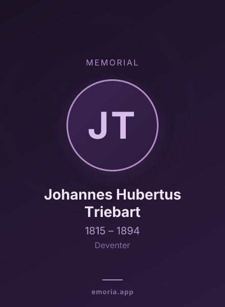 Memorial portrait of Johannes Hubertus Triebart