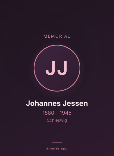 Memorial portrait of Johannes Jessen