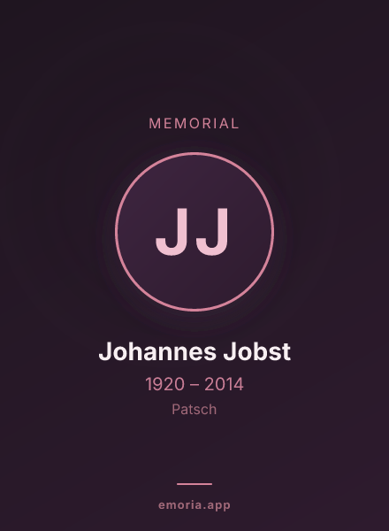 Memorial portrait of Johannes Jobst