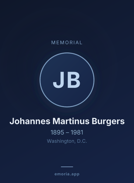 Memorial portrait of Johannes Martinus Burgers