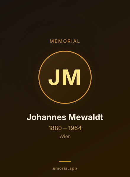 Memorial portrait of Johannes Mewaldt