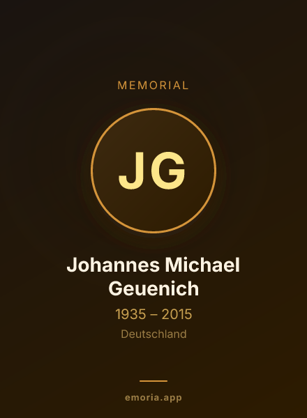 Memorial portrait of Johannes Michael Geuenich