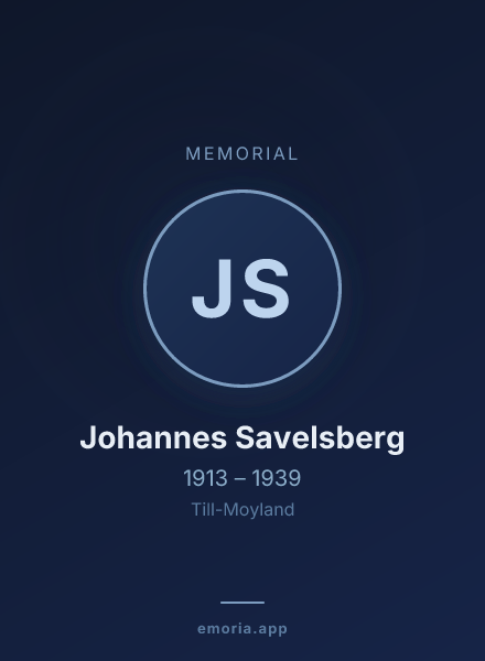 Memorial portrait of Johannes Savelsberg