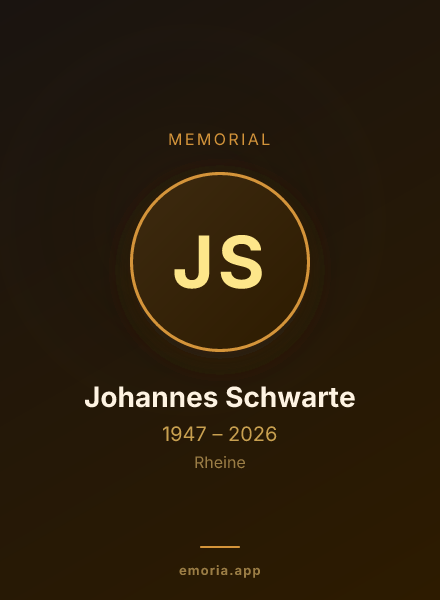 Memorial portrait of Johannes Schwarte