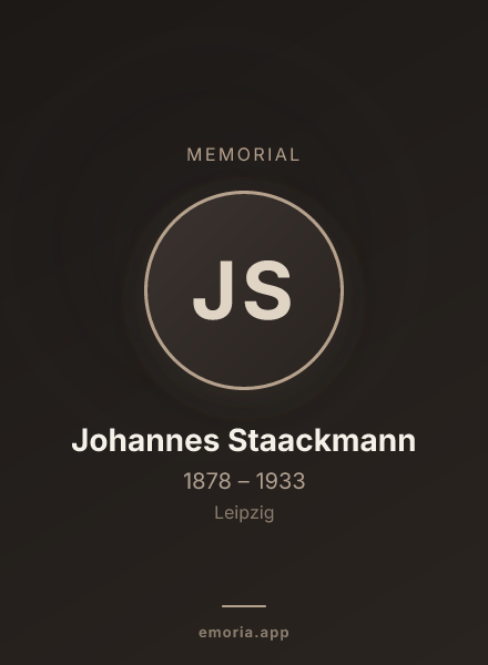 Memorial portrait of Johannes Staackmann