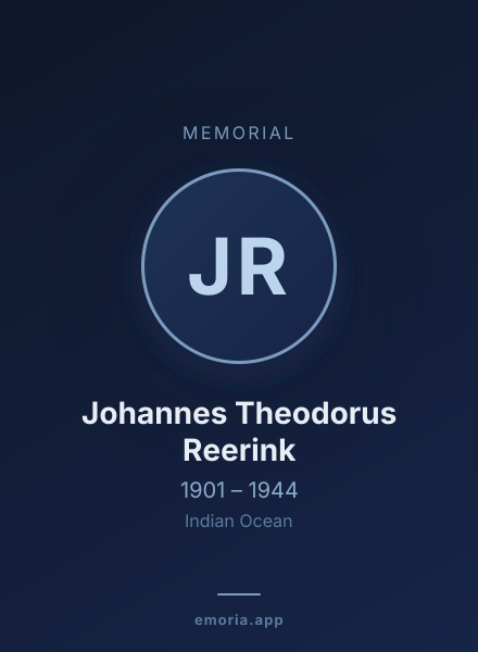 Memorial portrait of Johannes Theodorus Reerink