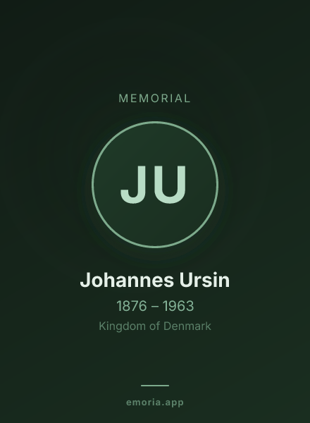 Memorial portrait of Johannes Ursin