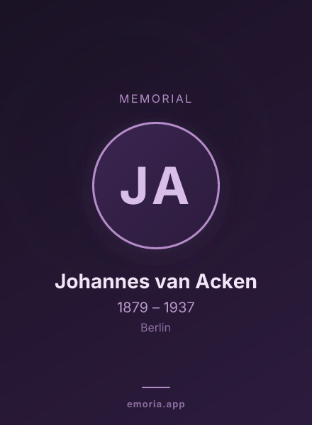 Memorial portrait of Johannes van Acken