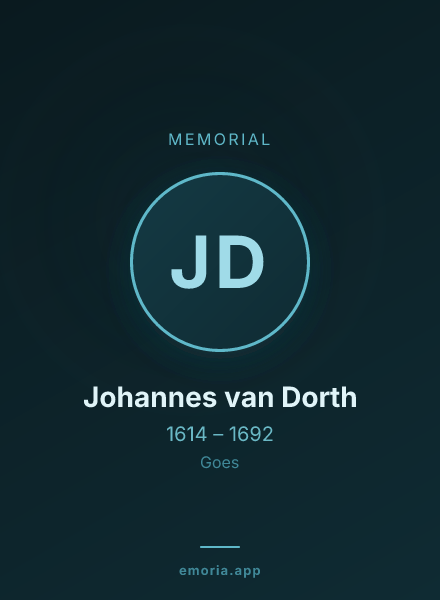 Memorial portrait of Johannes van Dorth