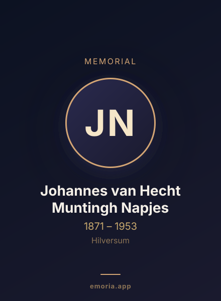 Memorial portrait of Johannes van Hecht Muntingh Napjes