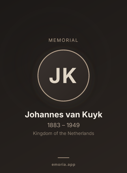 Memorial portrait of Johannes van Kuyk