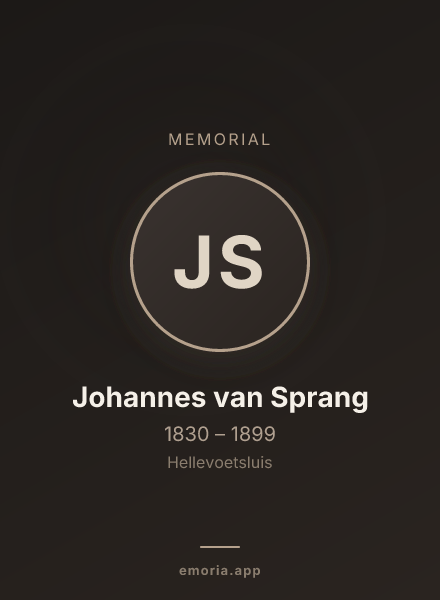 Memorial portrait of Johannes van Sprang