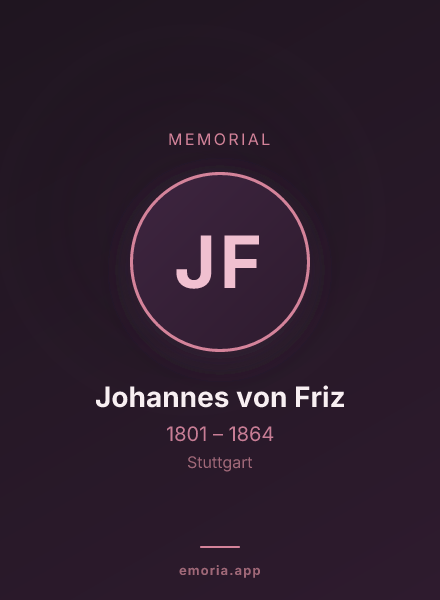 Memorial portrait of Johannes von Friz