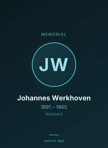 Memorial portrait of Johannes Werkhoven