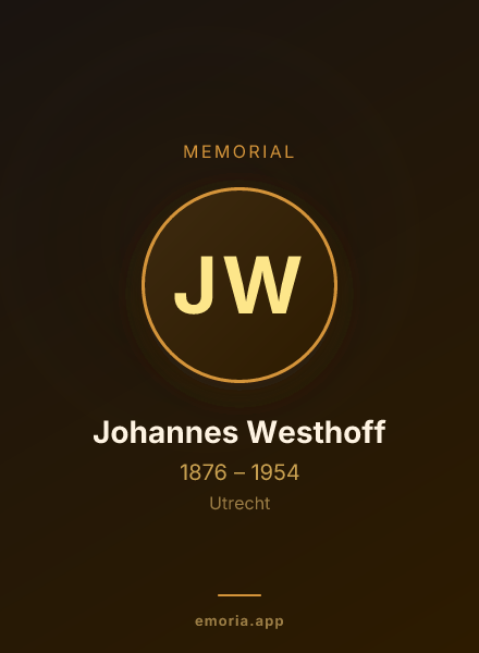 Memorial portrait of Johannes Westhoff