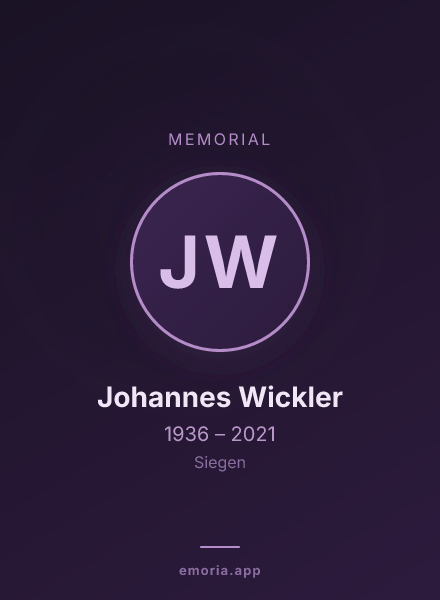 Memorial portrait of Johannes Wickler