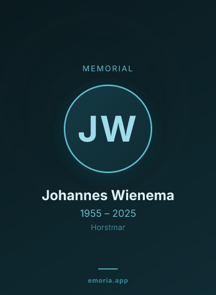 Memorial portrait of Johannes Wienema
